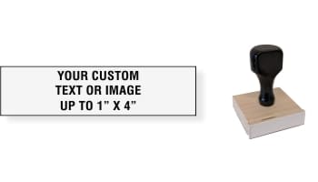 Custom Wood Handle Rubber Stamps